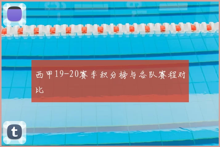 西甲19-20赛季积分榜与各队赛程对比